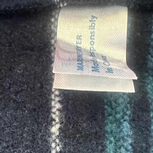 Marine Layer Striped Navy Jean Jacket - Picture 7 of 10